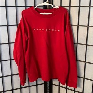 Boys size M (10-12) Wisconsin Long sleeve shirt